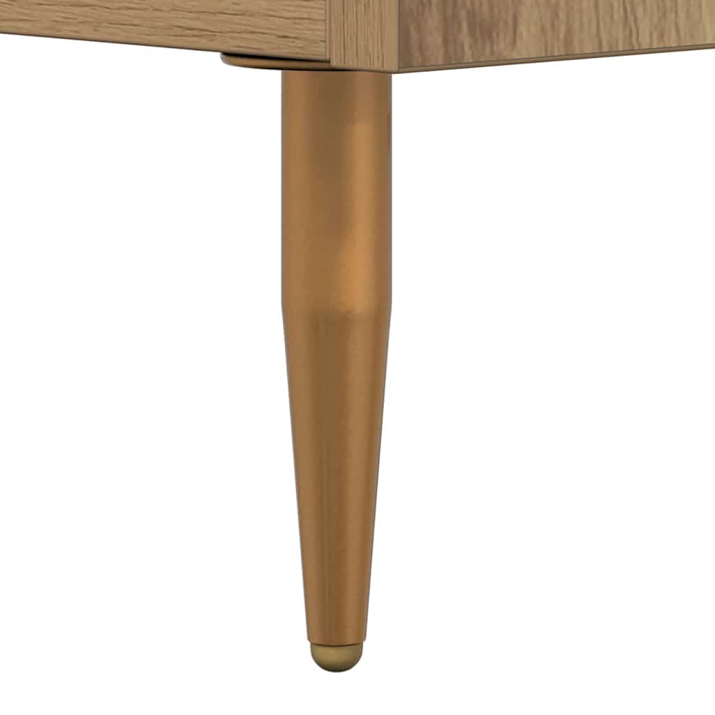 Meuble TV Chêne artisanal 150 x 36 x 30 cm Bois d'ingénierie - XIOS