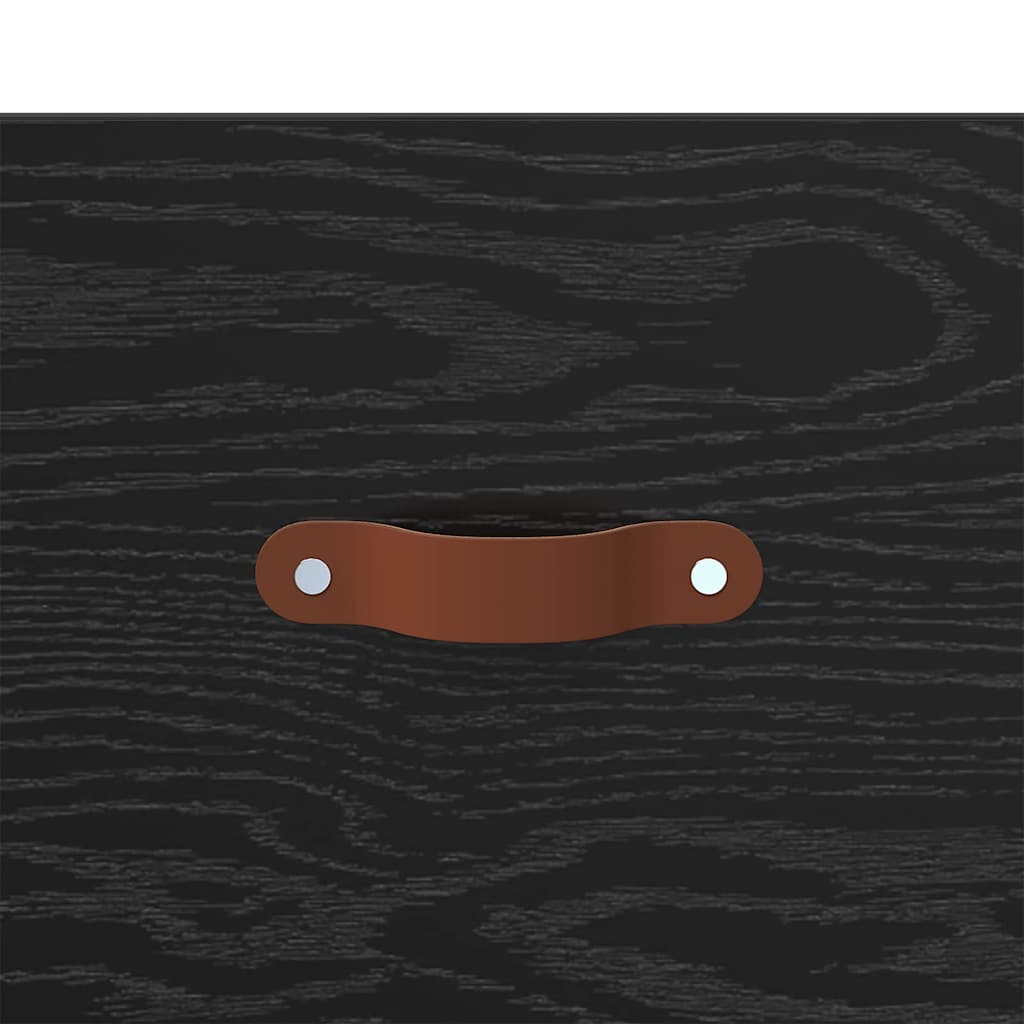 Cabinet de chevet mural Chêne noir 35 x 35 x 20 cm - XIOS