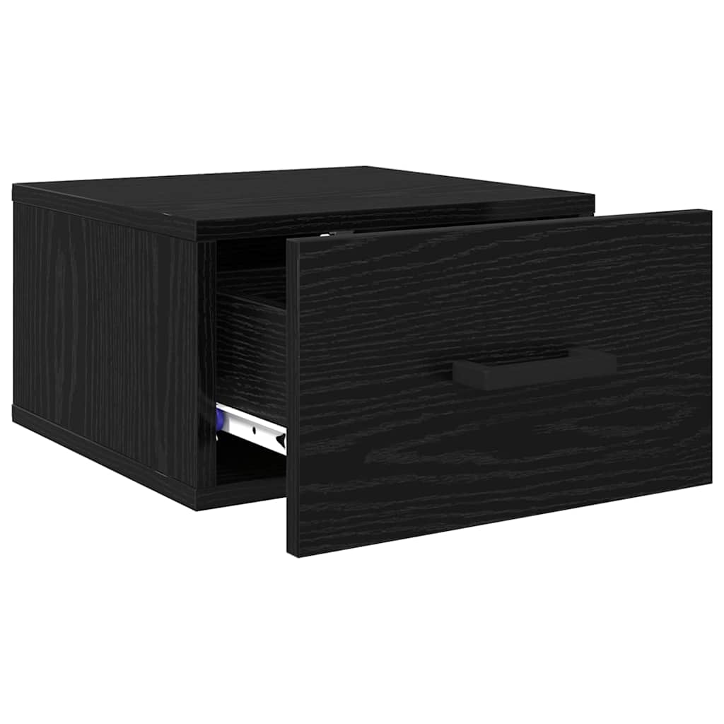 Cabinet de chevet avec tiroir 2 pcs Chêne noir 35 x 35 x 20 cm - XIOS