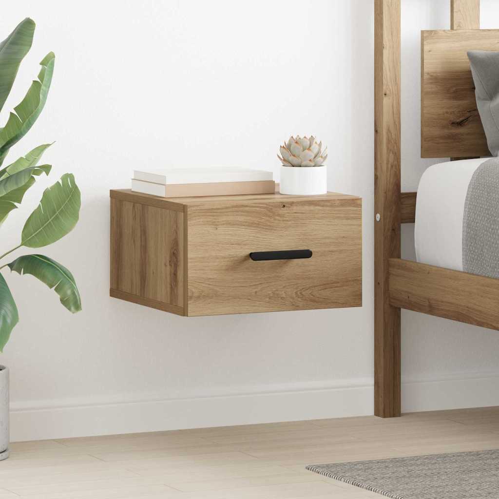 Cabinet de chevet 2 pcs chêne artisanal 35 x 35 x 20 cm - XIOS