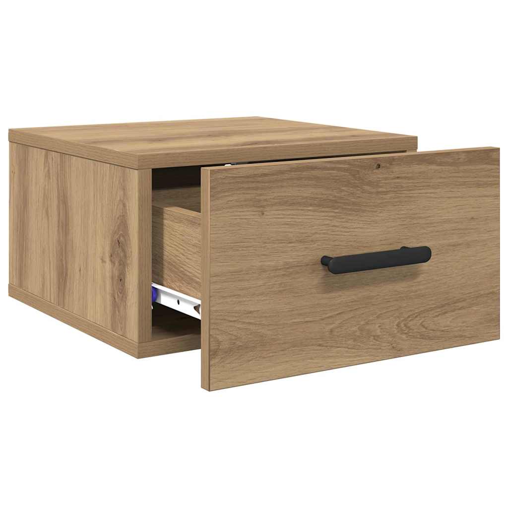 Cabinet de chevet 2 pcs chêne artisanal 35 x 35 x 20 cm - XIOS