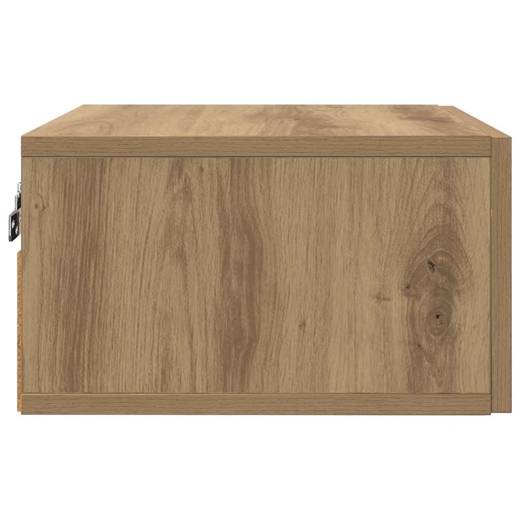 Cabinet de chevet 2 pcs chêne artisanal 35 x 35 x 20 cm - XIOS