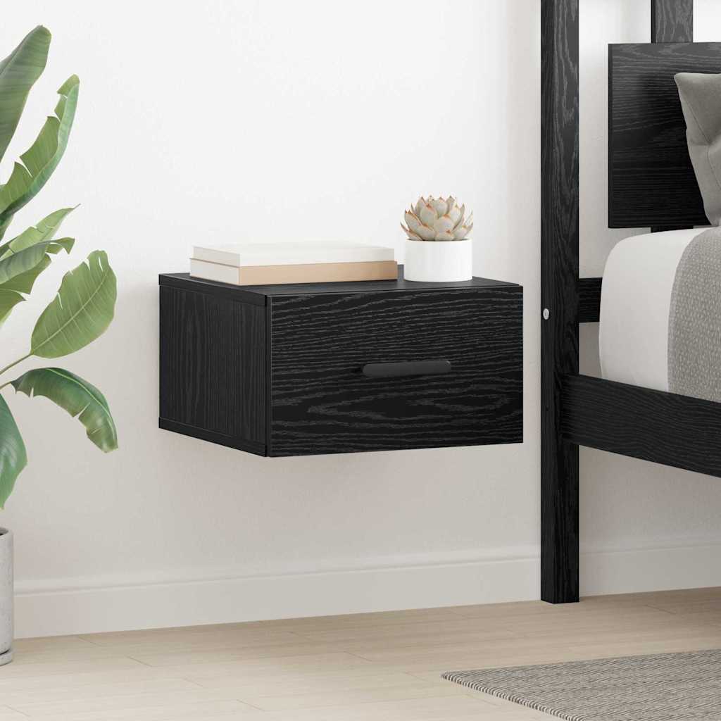 Cabinet de chevet Chêne noir 35 x 35 x 20 cm Bois d'ingénierie - XIOS