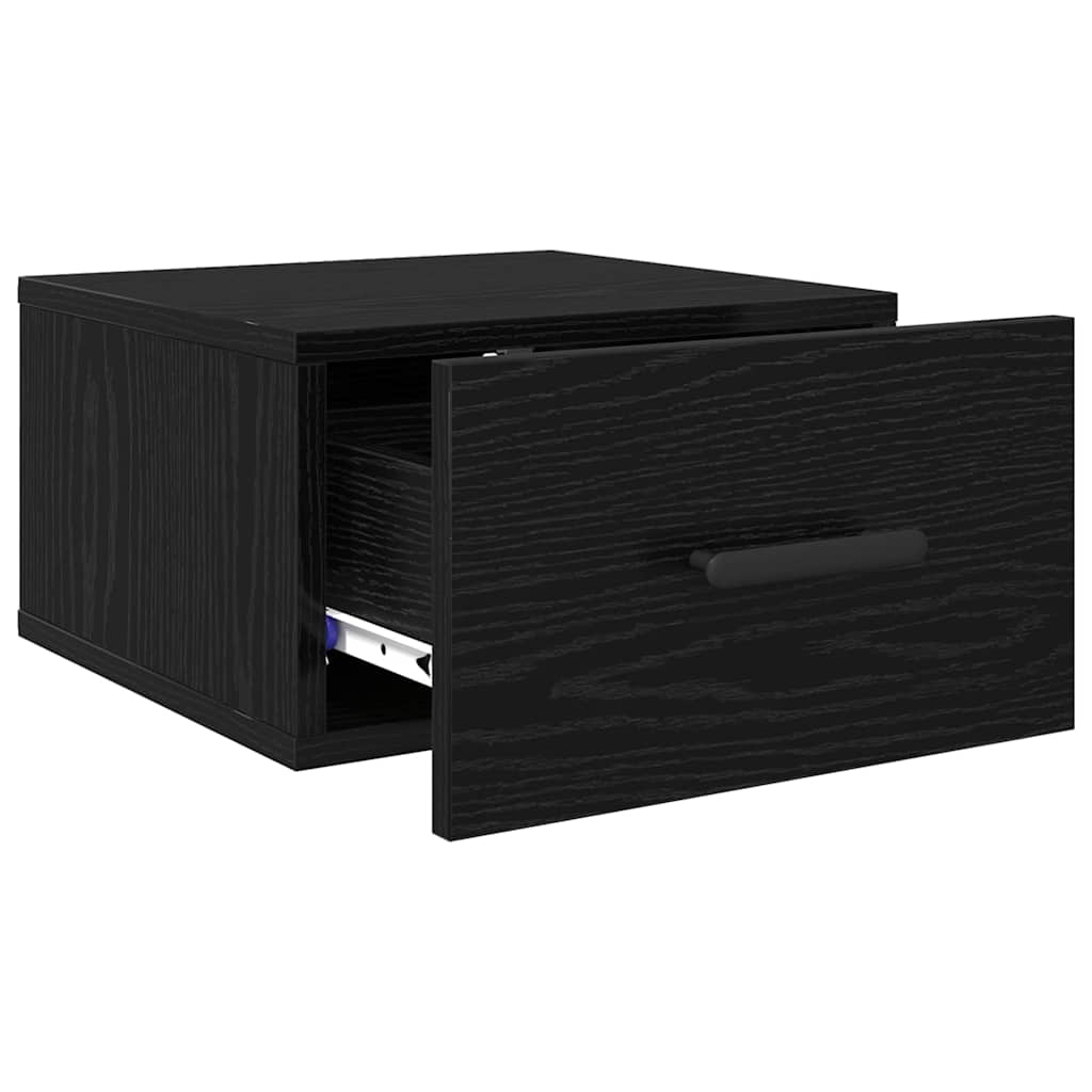 Cabinet de chevet Chêne noir 35 x 35 x 20 cm Bois d'ingénierie - XIOS
