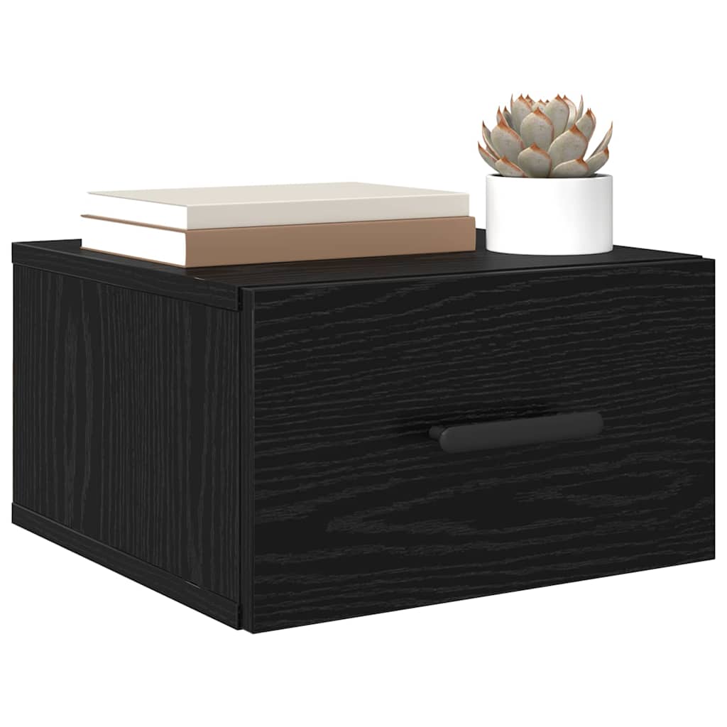 Cabinet de chevet Chêne noir 35 x 35 x 20 cm Bois d'ingénierie - XIOS