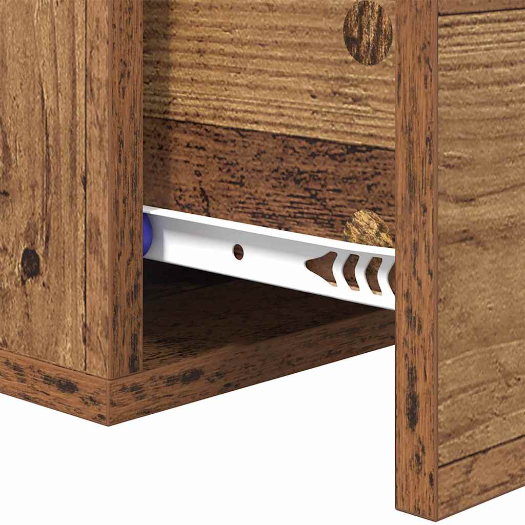 Cabinet de chevet Bois ancien 35 x 35 x 20 cm Bois d'ingénierie - XIOS