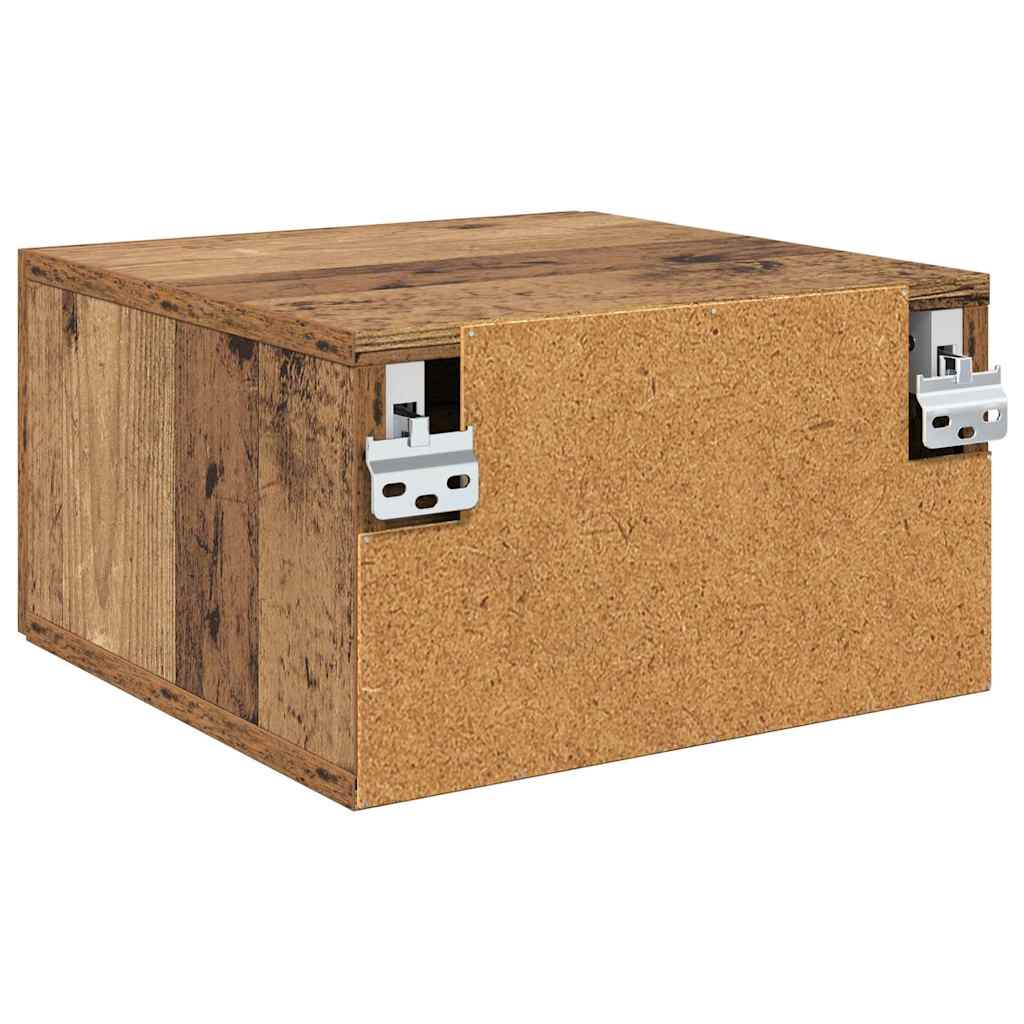 Cabinet de chevet Bois ancien 35 x 35 x 20 cm Bois d'ingénierie - XIOS