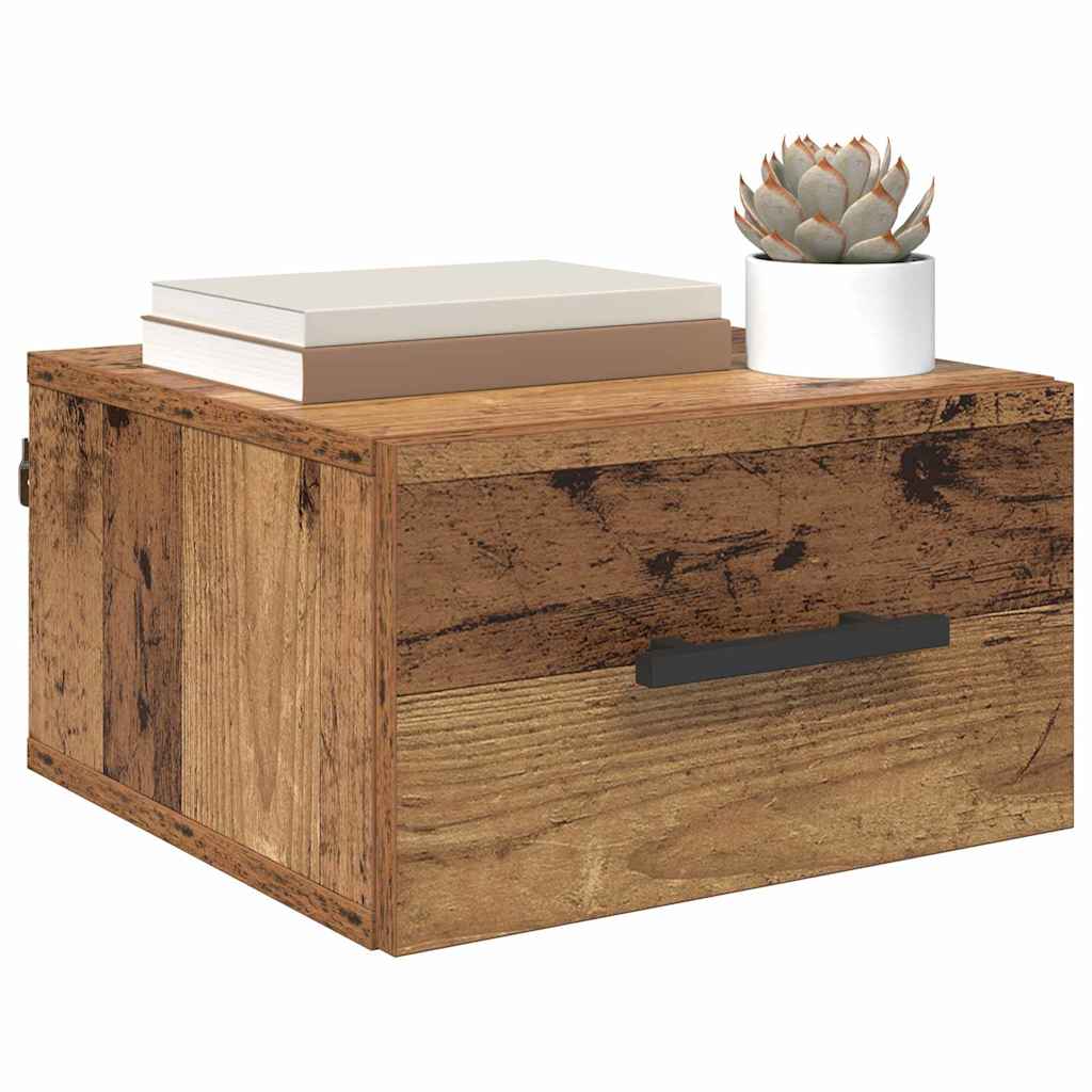 Cabinet de chevet Bois ancien 35 x 35 x 20 cm Bois d'ingénierie - XIOS
