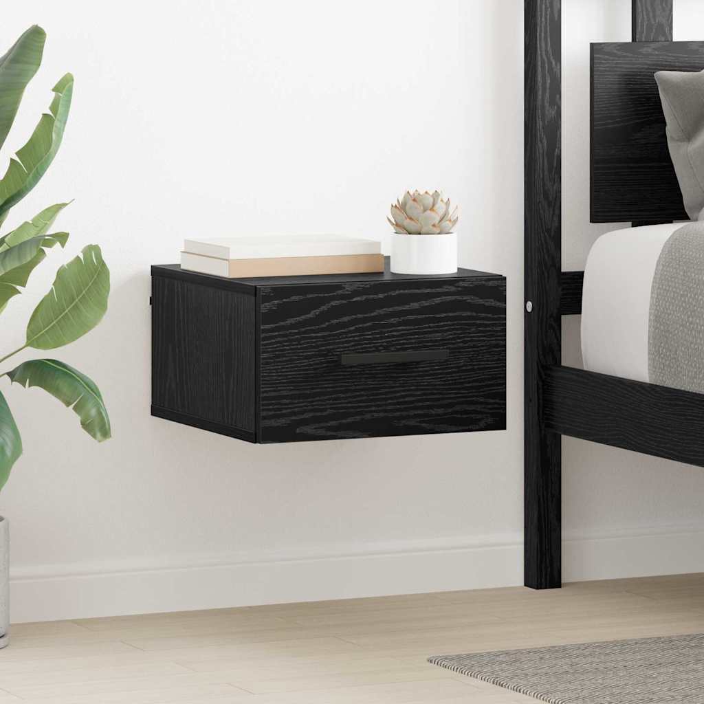 Cabinet de chevet Chêne noir 35 x 35 x 20 cm Bois d'ingénierie - XIOS