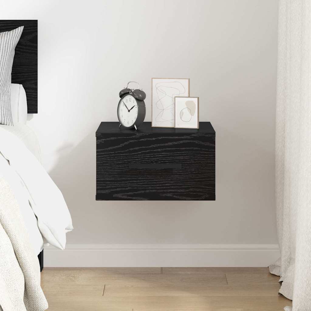 Cabinet de chevet Chêne noir 35 x 35 x 20 cm Bois d'ingénierie - XIOS
