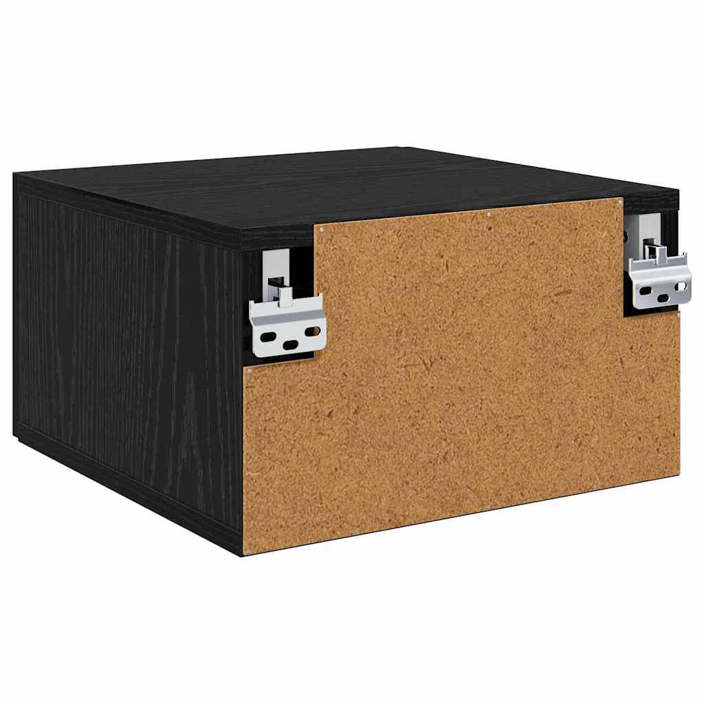 Cabinet de chevet Chêne noir 35 x 35 x 20 cm Bois d'ingénierie - XIOS