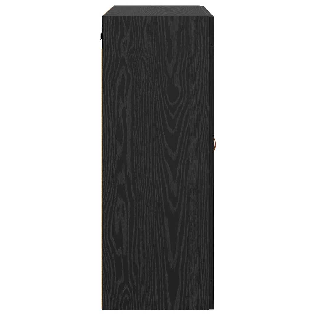 Meuble mural Chêne noir 69,5 x 34 x 90 cm Bois d'ingénierie - XIOS