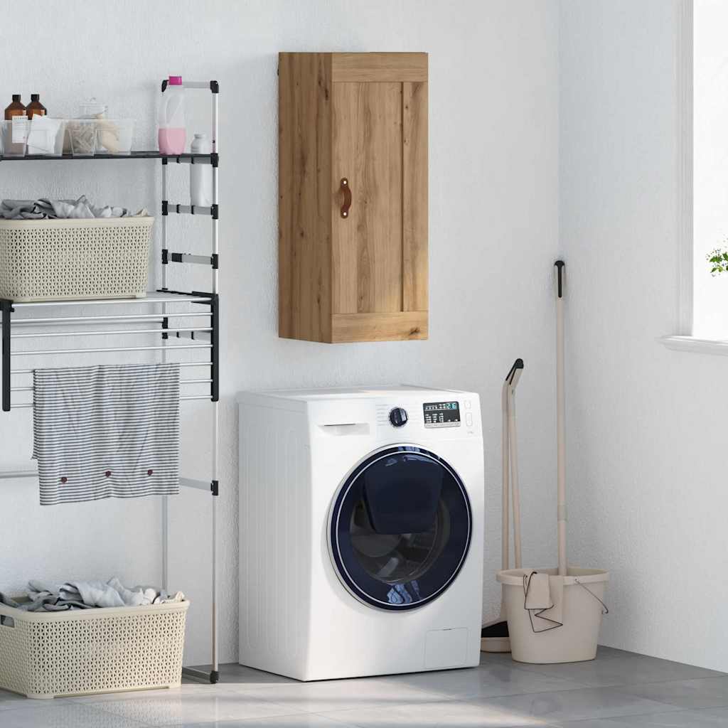 Meuble mural Chêne artisanal 34,5 x 34 x 90 cm - XIOS