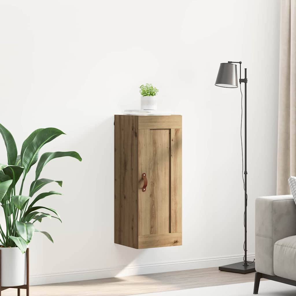 Meuble mural Chêne artisanal 34,5 x 34 x 90 cm - XIOS