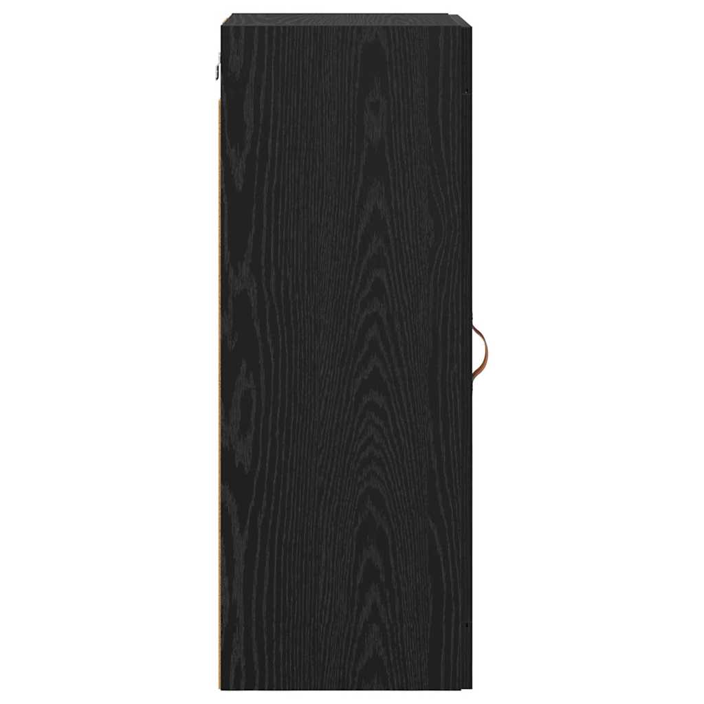Meuble mural Chêne noir 34,5 x 34 x 90 cm Bois d'ingénierie - XIOS