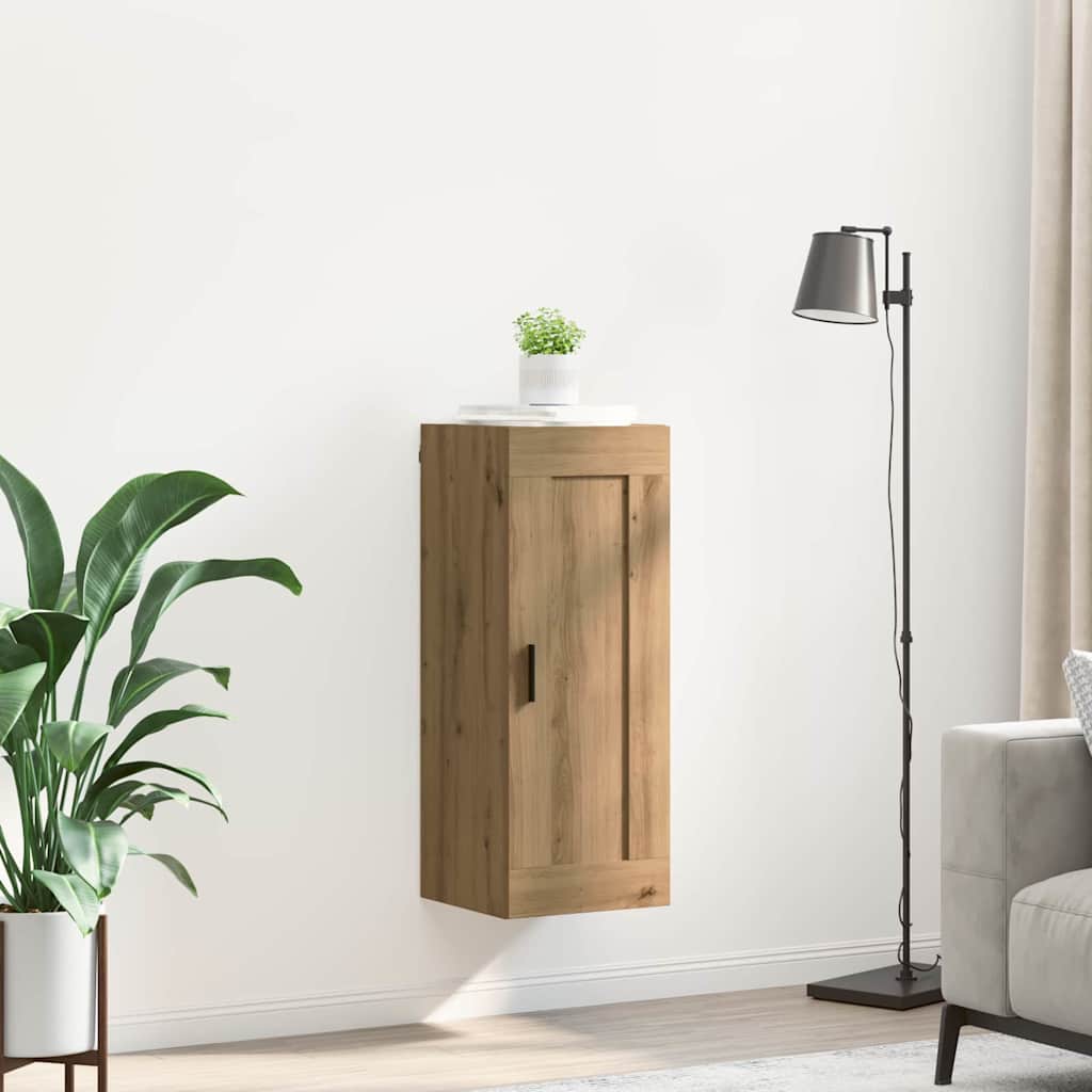 Meuble mural Chêne artisanal 34,5 x 34 x 90 cm - XIOS