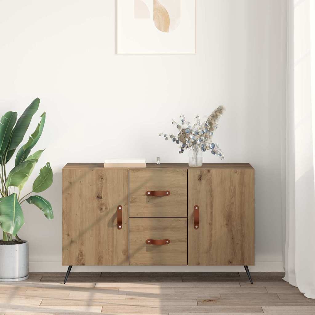 Buffet Chêne artisanal 100 x 36 x 60 cm Bois d'ingénierie - XIOS