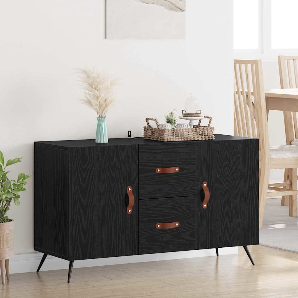 Buffet Chêne noir 100 x 36 x 60 cm Bois d'ingénierie - XIOS