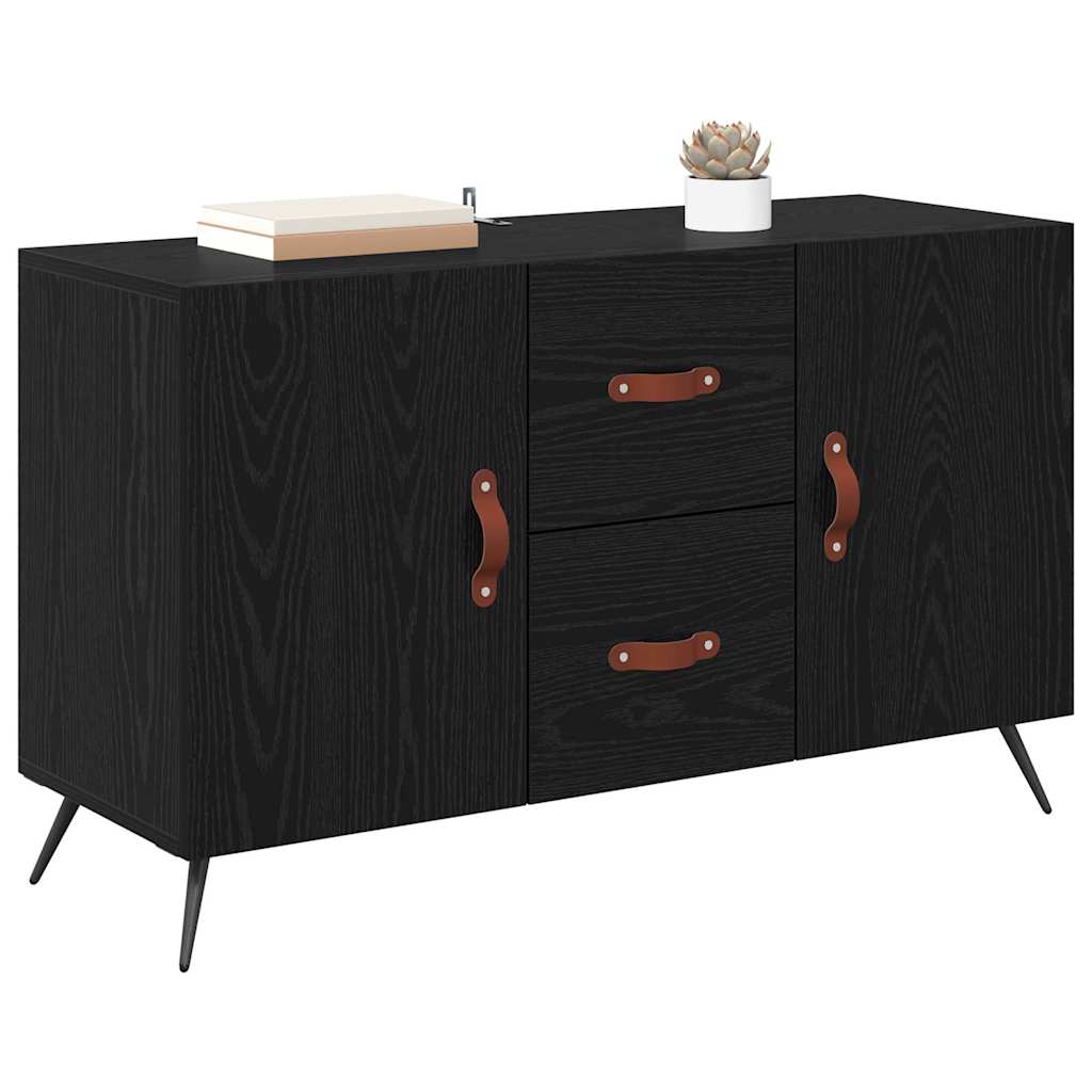 Buffet Chêne noir 100 x 36 x 60 cm Bois d'ingénierie - XIOS