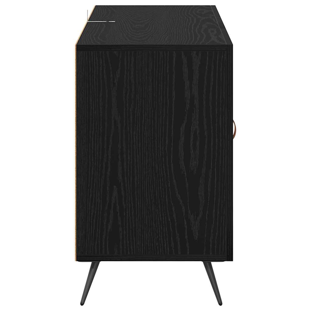 Buffet Chêne noir 100 x 36 x 60 cm Bois d'ingénierie - XIOS