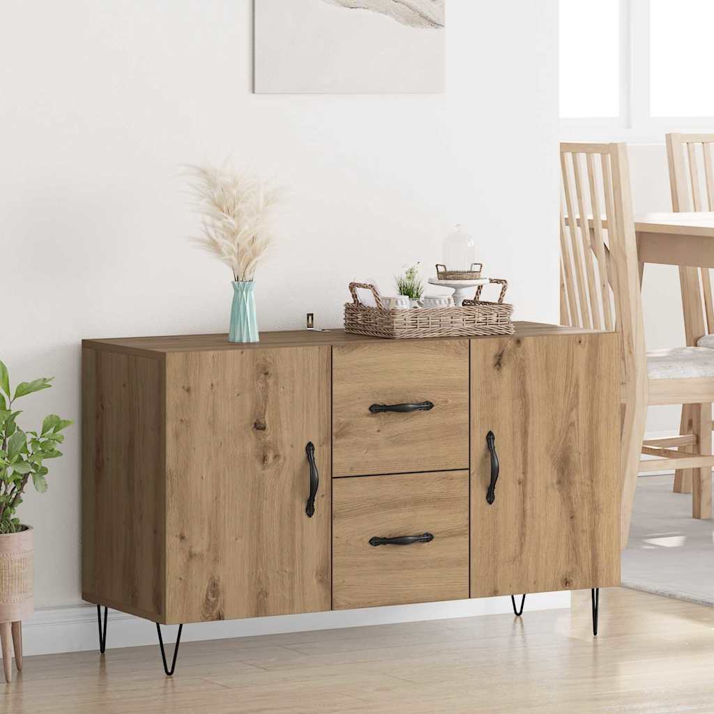 Buffet Chêne artisanal 100 x 36 x 60 cm Bois d'ingénierie - XIOS