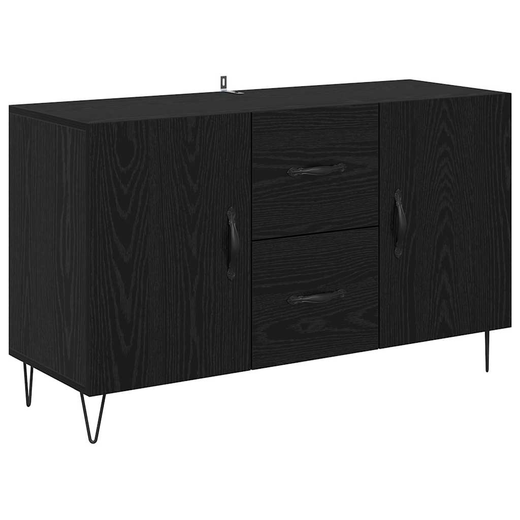 Buffet Chêne noir 100 x 36 x 60 cm Bois d'ingénierie - XIOS