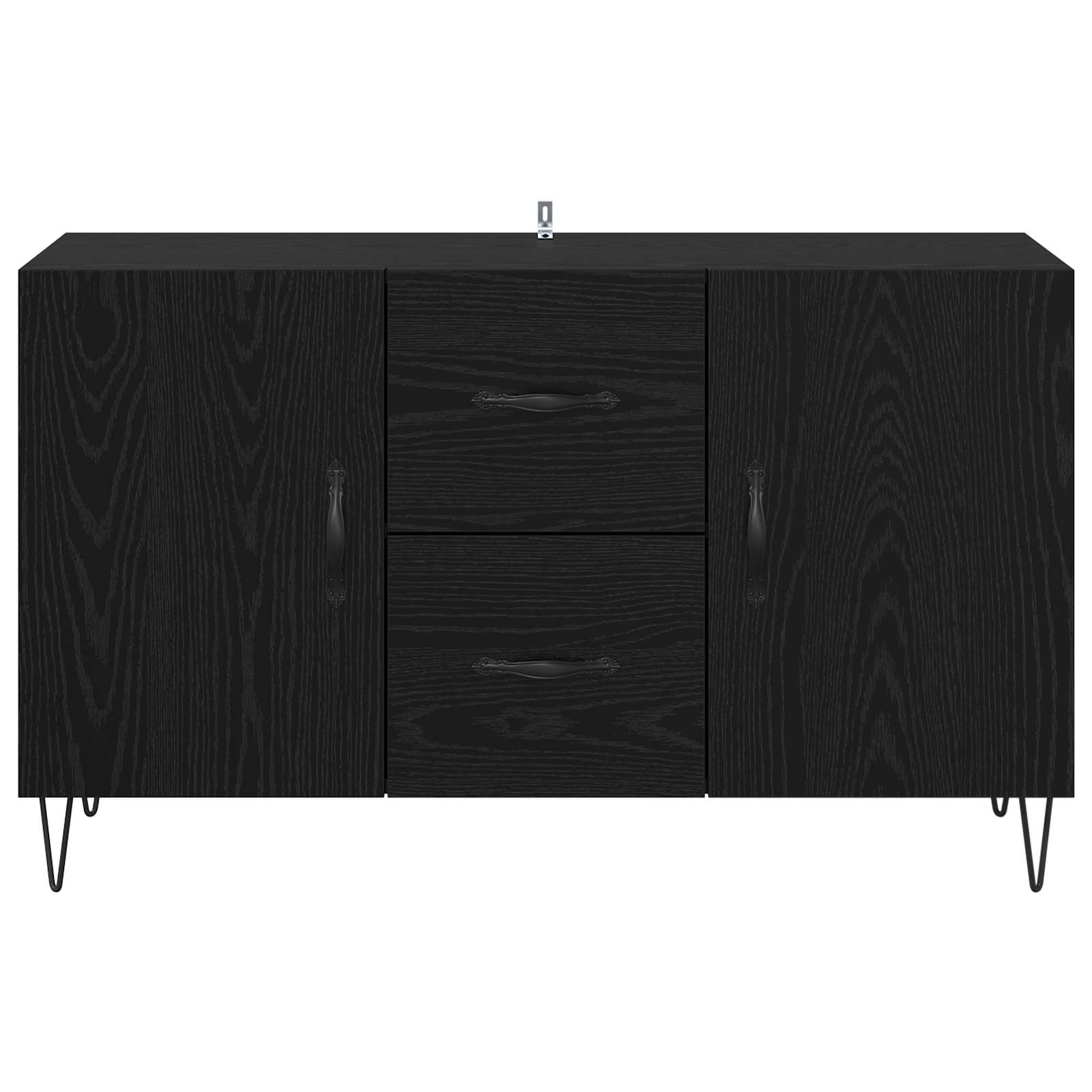 Buffet Chêne noir 100 x 36 x 60 cm Bois d'ingénierie - XIOS
