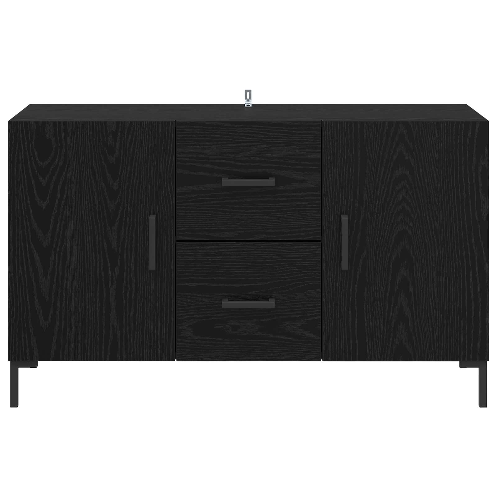 Buffet Chêne noir 100 x 36 x 60 cm Bois d'ingénierie - XIOS