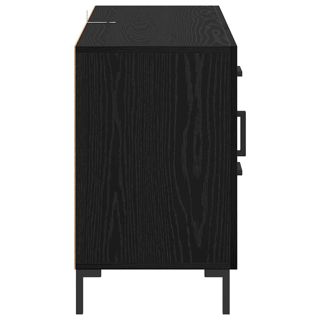 Buffet Chêne noir 100 x 36 x 60 cm Bois d'ingénierie - XIOS