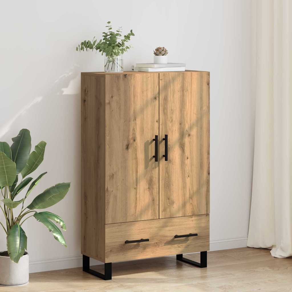 Haut Armoire avec tiroir Chêne artisanal 69,5 x 30 x 115 cm - XIOS
