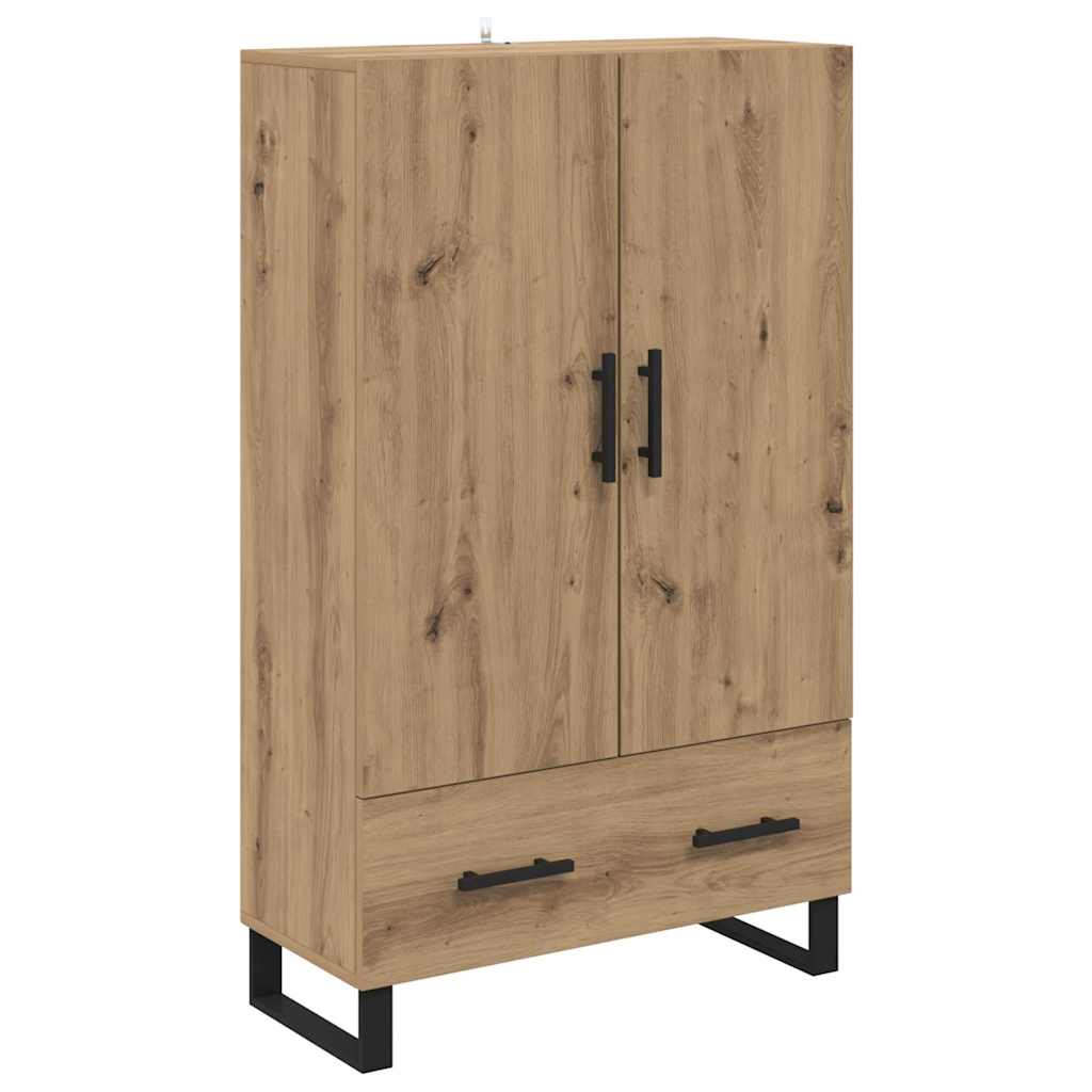 Haut Armoire avec tiroir Chêne artisanal 69,5 x 30 x 115 cm - XIOS