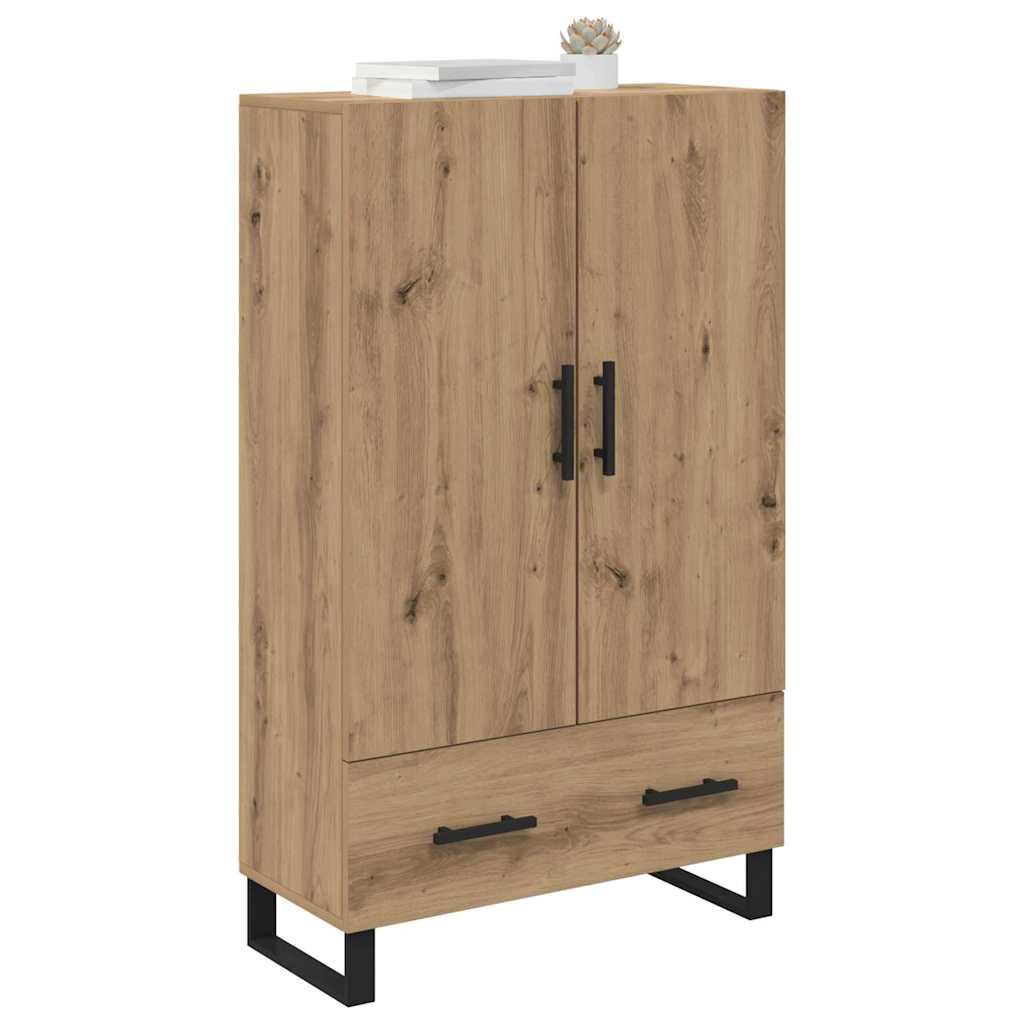 Haut Armoire avec tiroir Chêne artisanal 69,5 x 30 x 115 cm - XIOS