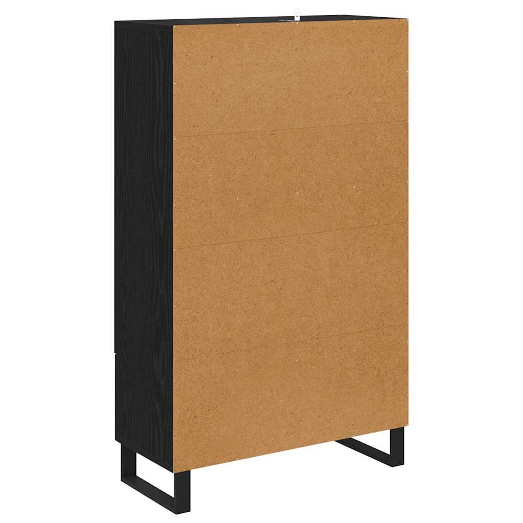 Haut Armoire Chêne noir 69,5 x 30 x 115 cm Bois d'ingénierie - XIOS