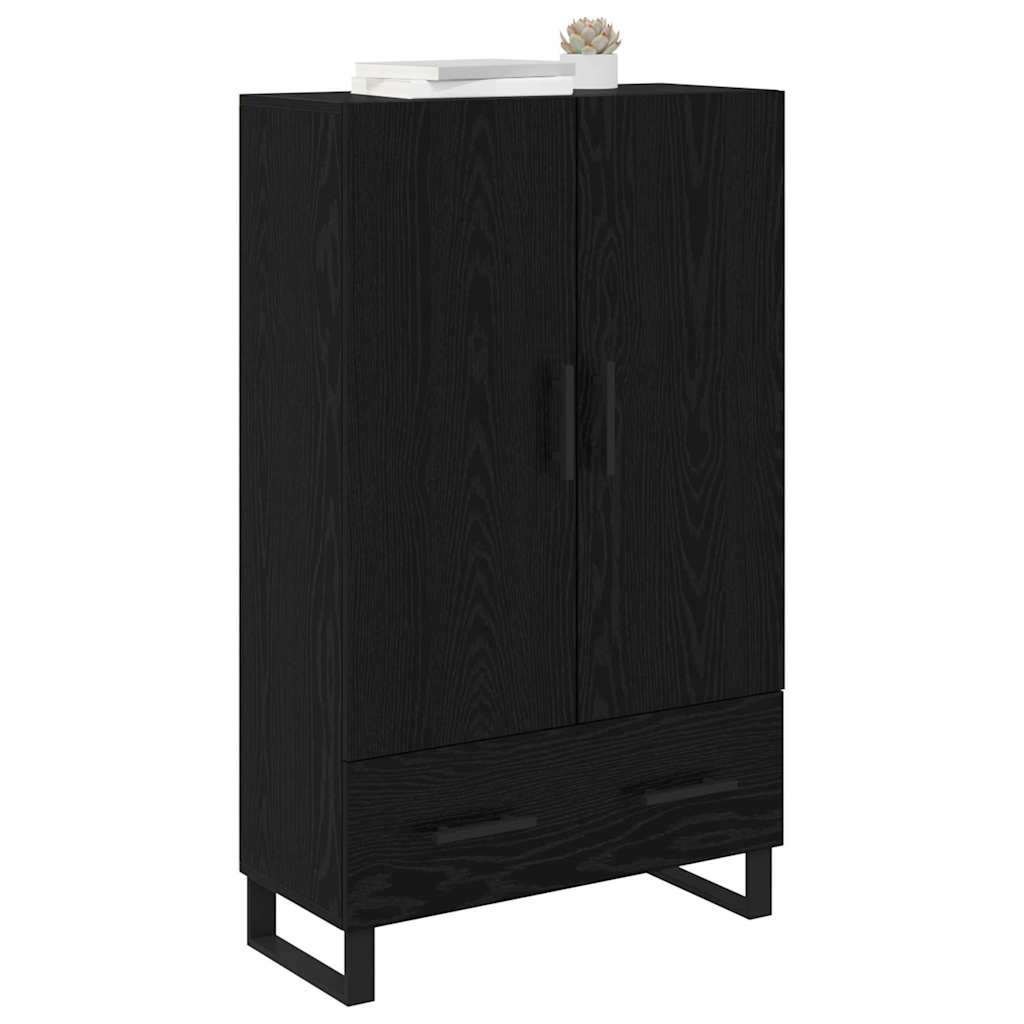 Haut Armoire Chêne noir 69,5 x 30 x 115 cm Bois d'ingénierie - XIOS