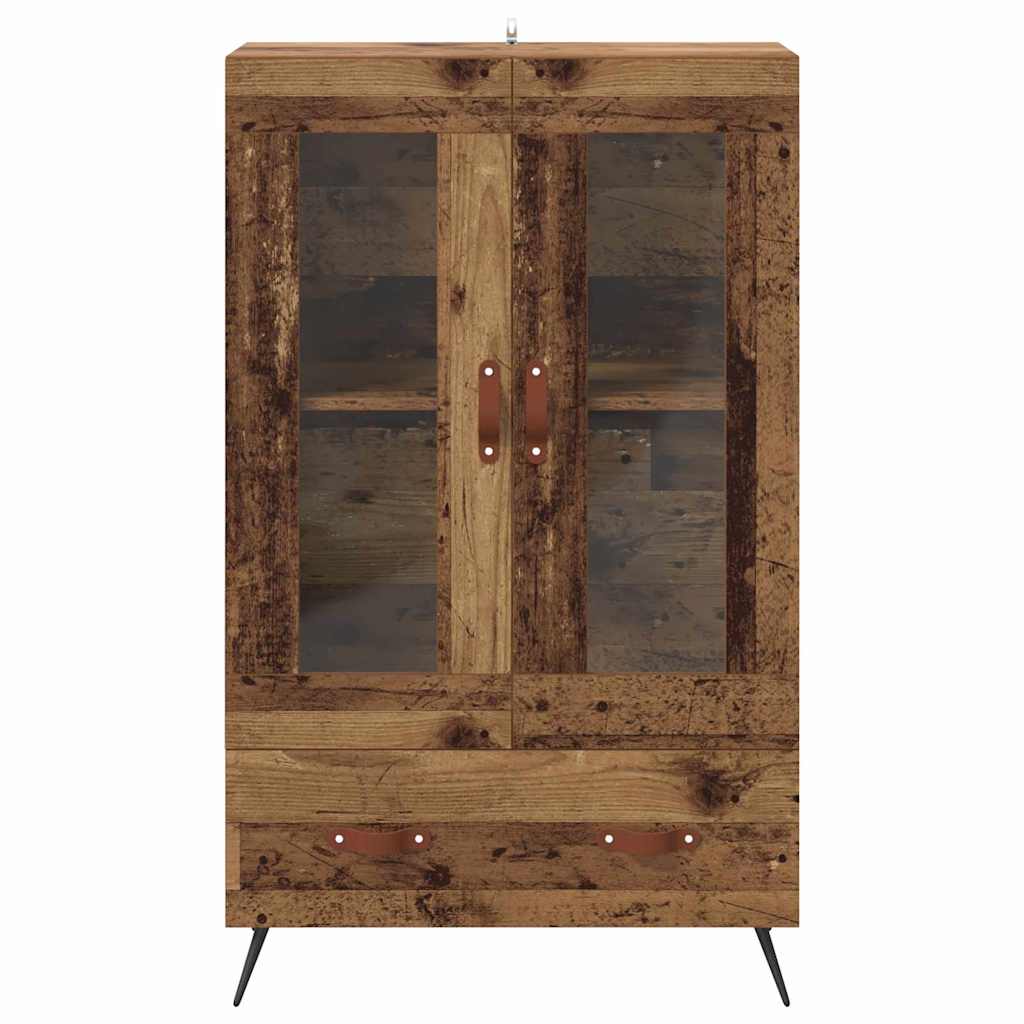 Haut Armoire avec tiroir Bois Ancien 69,5 x 31 x 115 cm - XIOS
