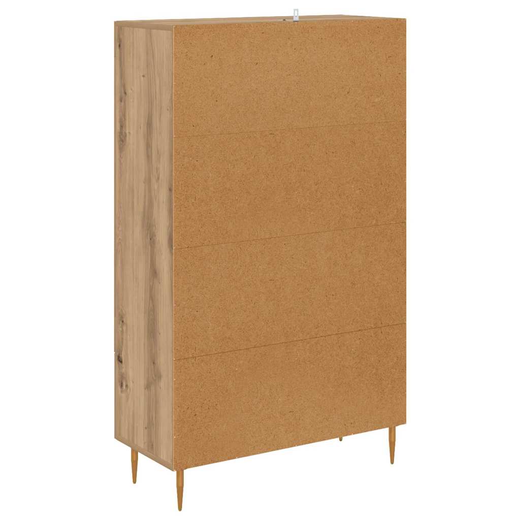 Haut Armoire avec tiroir Chêne artisanal 69,5 x 31 x 115 cm - XIOS