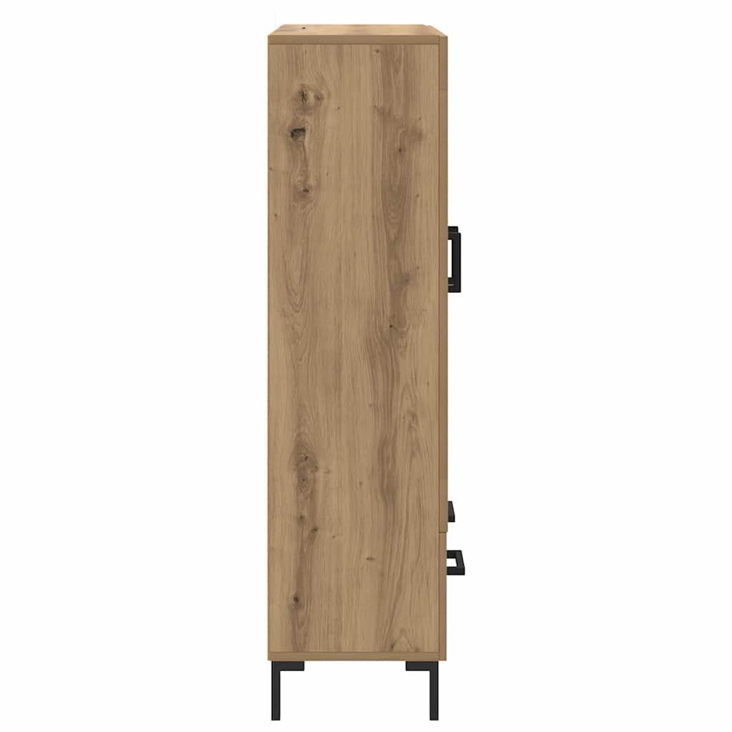 Haut Armoire avec tiroir Chêne artisanal 69,5 x 31 x 115 cm - XIOS