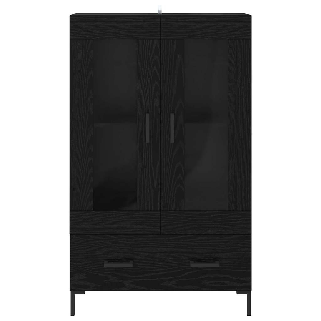 Haut Armoire Chêne noir 69,5 x 31 x 115 cm Bois d'ingénierie - XIOS