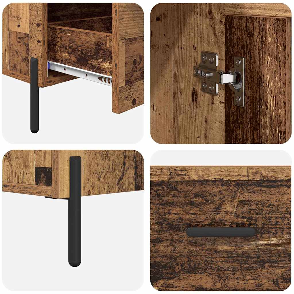 Haut Armoire avec tiroir Corona Bois Ancien 69,5 x 31 x 115 cm - XIOS