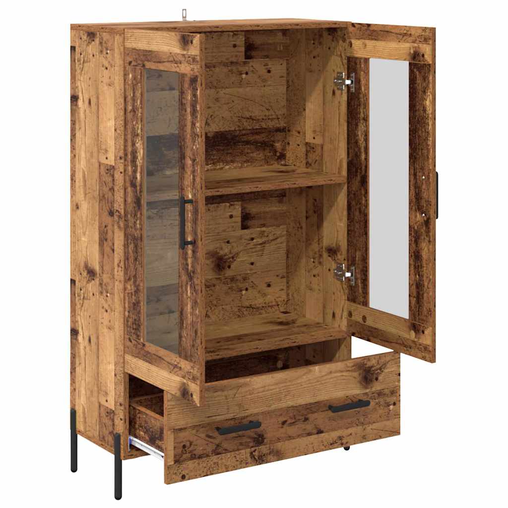 Haut Armoire avec tiroir Corona Bois Ancien 69,5 x 31 x 115 cm - XIOS