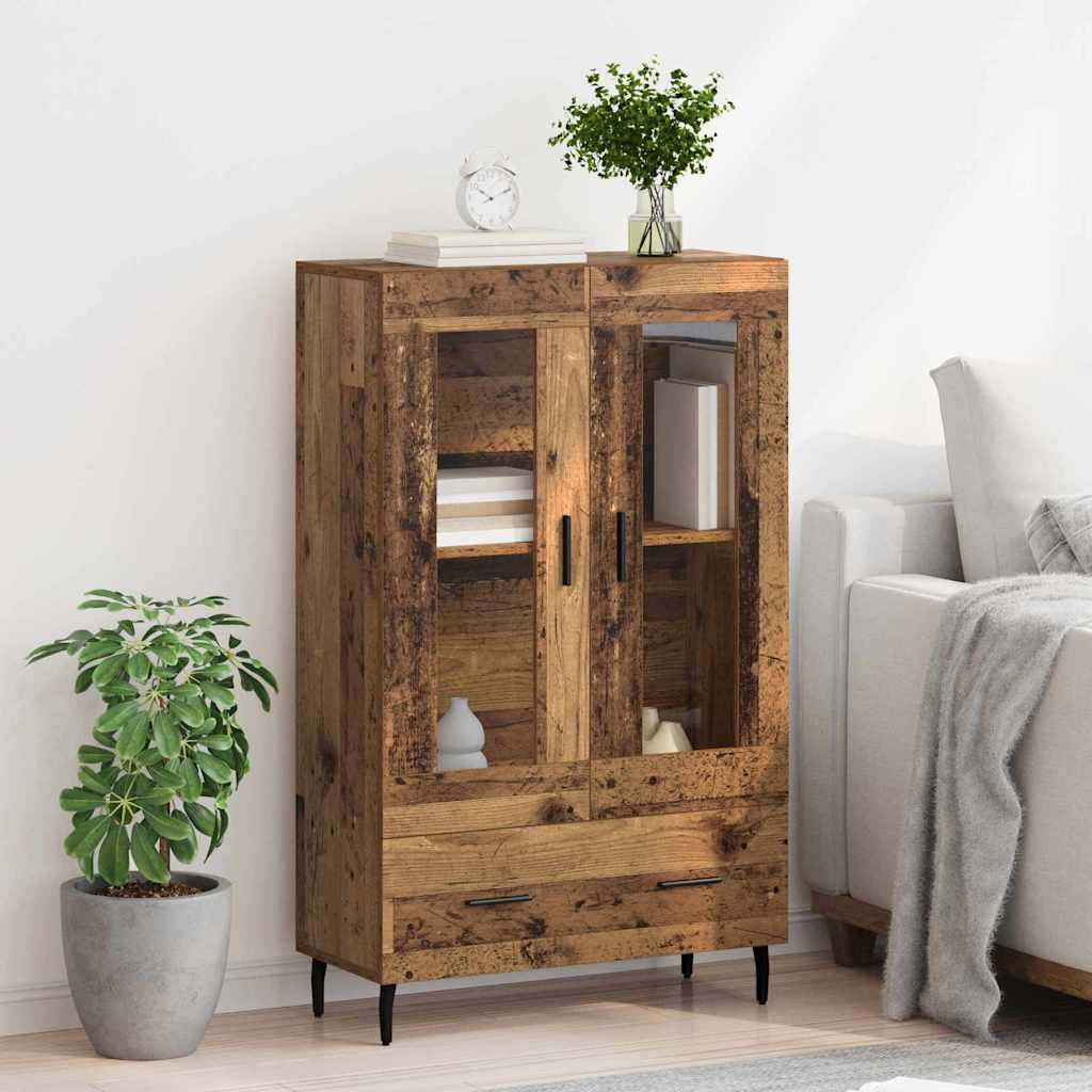 Haut Armoire Bois Ancien 69,5 x 31 x 115 cm Bois d'ingénierie - XIOS