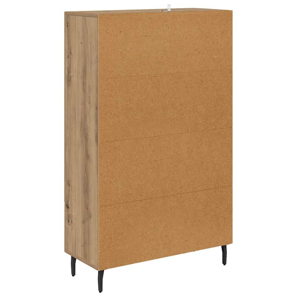Haut Armoire avec tiroir Chêne artisanal 69,5 x 31 x 115 cm - XIOS