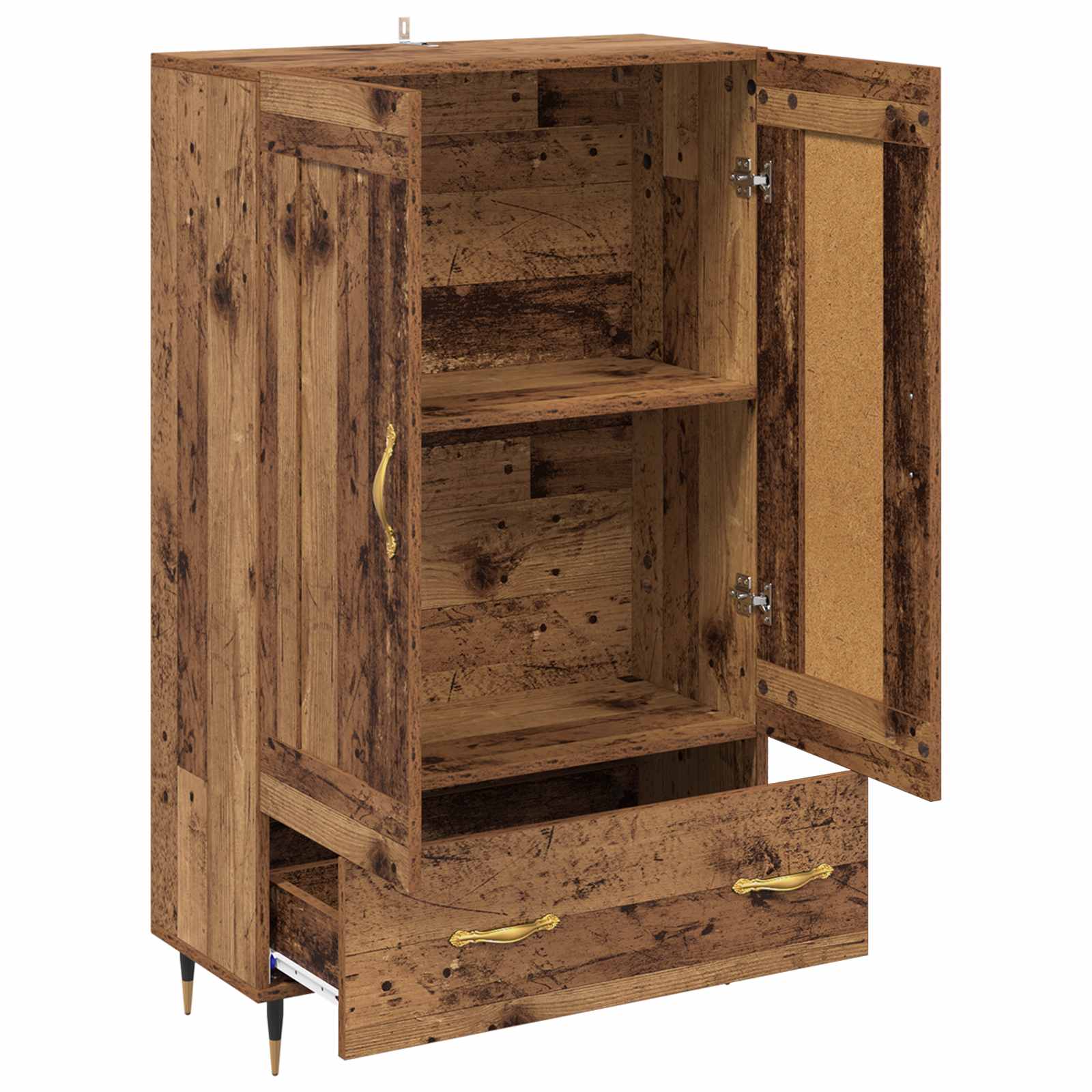 Haut Armoire Bois Ancien 69,5 x 31 x 115 cm Bois d'ingénierie - XIOS