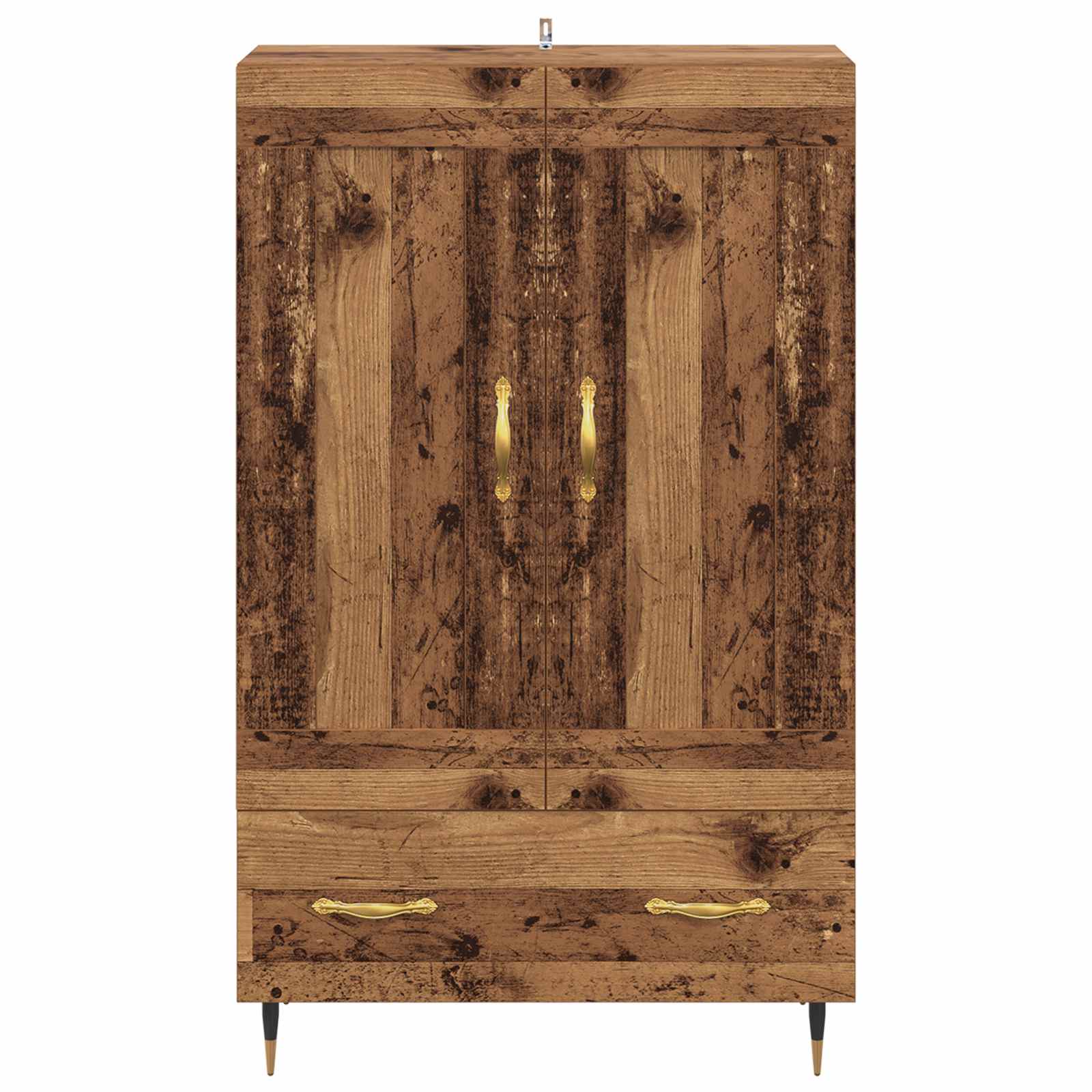 Haut Armoire Bois Ancien 69,5 x 31 x 115 cm Bois d'ingénierie - XIOS