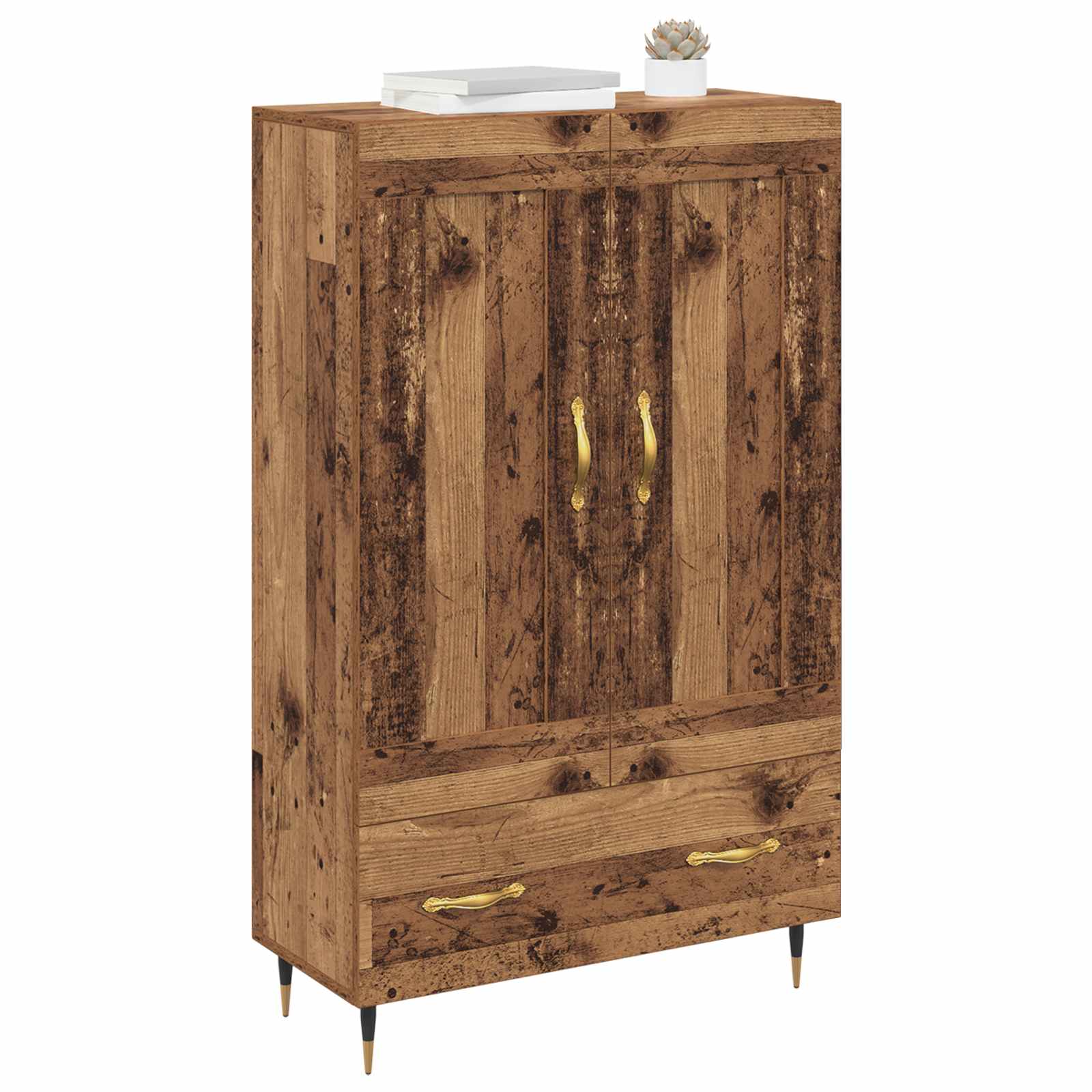 Haut Armoire Bois Ancien 69,5 x 31 x 115 cm Bois d'ingénierie - XIOS