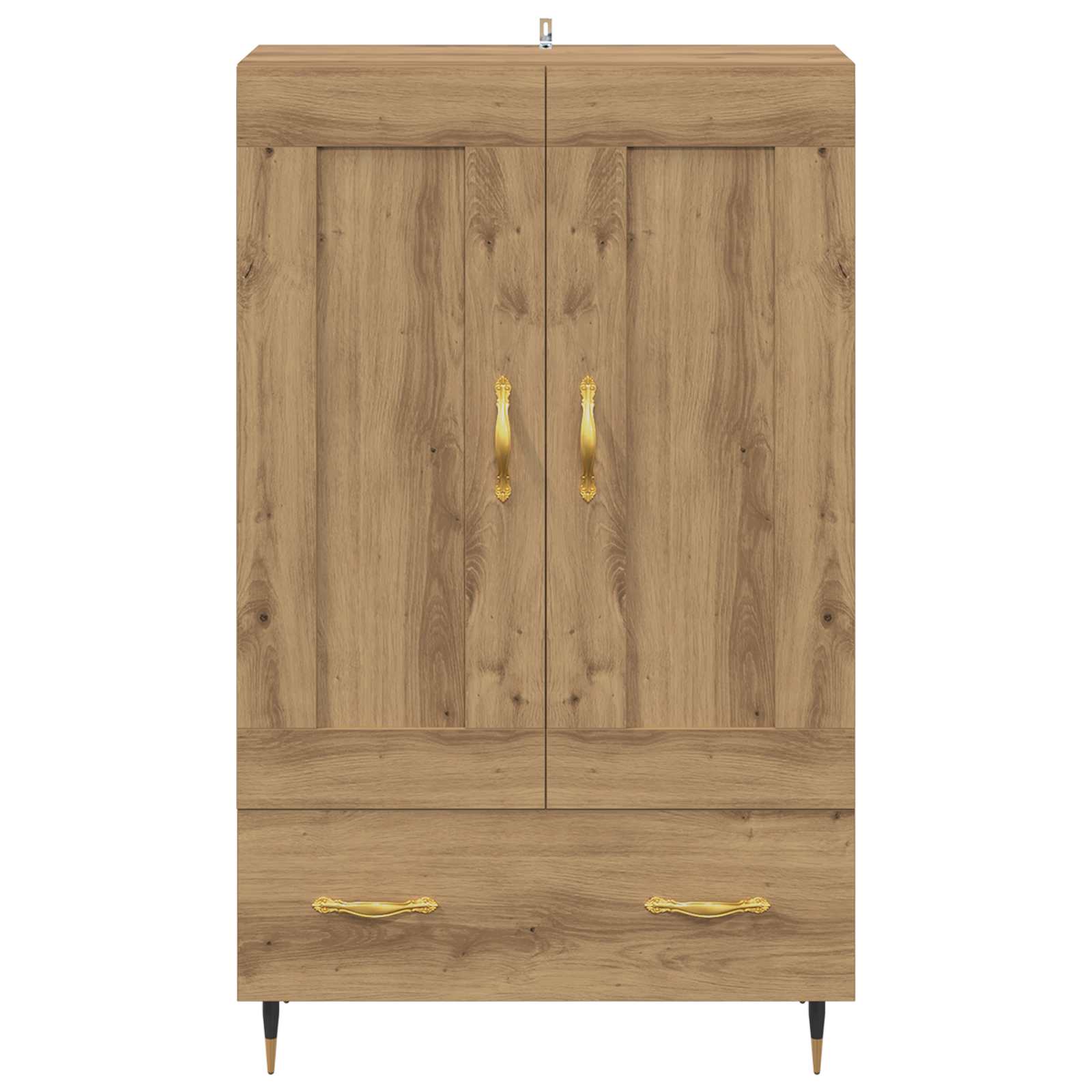 Haut Armoire avec tiroir Chêne artisanal 69,5 x 31 x 115 cm - XIOS