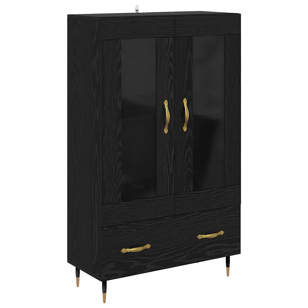 Haut Armoire Chêne noir 69,5 x 31 x 115 cm Bois d'ingénierie - XIOS