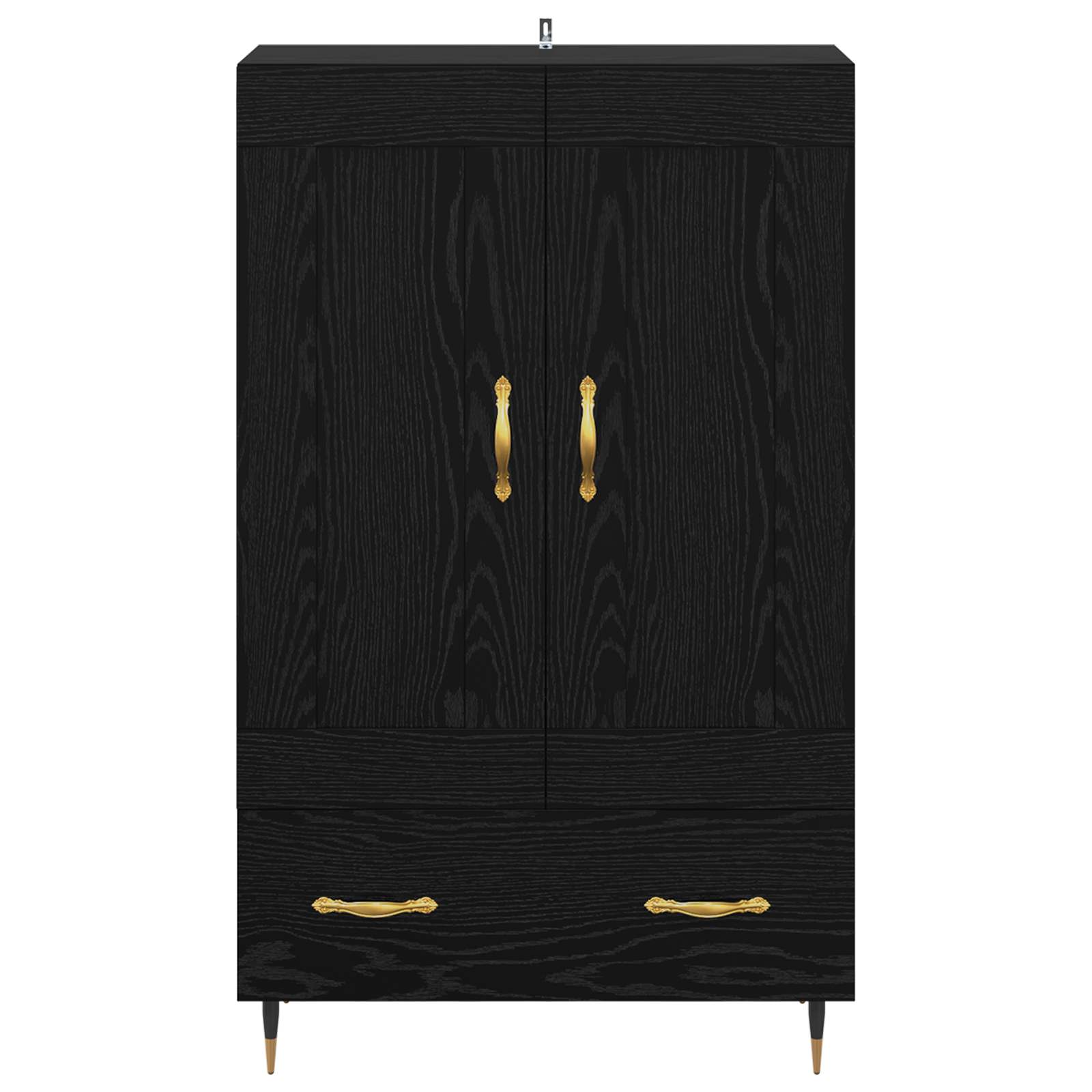 Haut Armoire Chêne noir 69,5 x 31 x 115 cm Bois d'ingénierie - XIOS