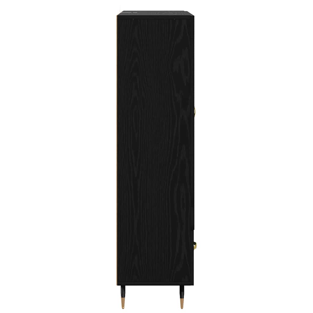 Haut Armoire Chêne noir 69,5 x 31 x 115 cm Bois d'ingénierie - XIOS