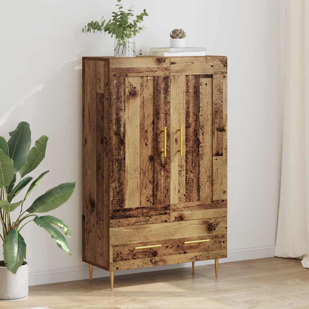 Haut Armoire Bois Ancien 69,5 x 31 x 115 cm Bois d'ingénierie - XIOS